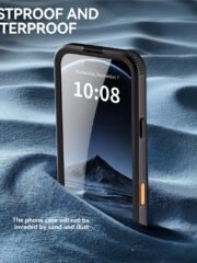 REDPEPPER For iPhone 17 Pro Max IP68 Waterproof Case Clear Back Phone Cover Compatible with MagSafe by The Case Factory