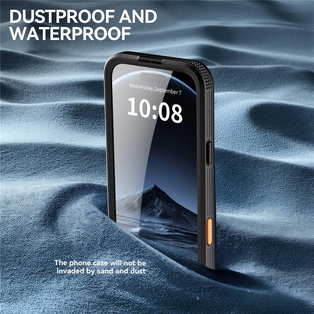 REDPEPPER For iPhone 17 Pro Max IP68 Waterproof Case Clear Back Phone Cover Compatible with MagSafe by The Case Factory