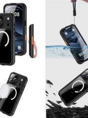 REDPEPPER For iPhone 17 Pro Max IP68 Waterproof Case Clear Back Phone Cover Compatible with MagSafe by The Case Factory