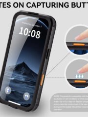 REDPEPPER For iPhone 17 Pro Max IP68 Waterproof Case Clear Back Phone Cover Compatible with MagSafe by The Case Factory