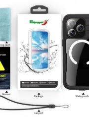 REDPEPPER For iPhone 17 Pro Max IP68 Waterproof Case Clear Back Phone Cover Compatible with MagSafe by The Case Factory