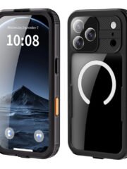 REDPEPPER For iPhone 17 Pro Max IP68 Waterproof Case Clear Back Phone Cover Compatible with MagSafe by The Case Factory