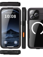 REDPEPPER For iPhone 17 Pro Max IP68 Waterproof Case Clear Back Phone Cover Compatible with MagSafe by The Case Factory