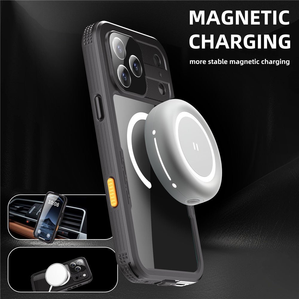 REDPEPPER For iPhone 17 Pro Max IP68 Waterproof Case Clear Back Phone Cover Compatible with MagSafe by The Case Factory