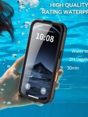 REDPEPPER For iPhone 17 Pro Max IP68 Waterproof Case Clear Back Phone Cover Compatible with MagSafe by The Case Factory