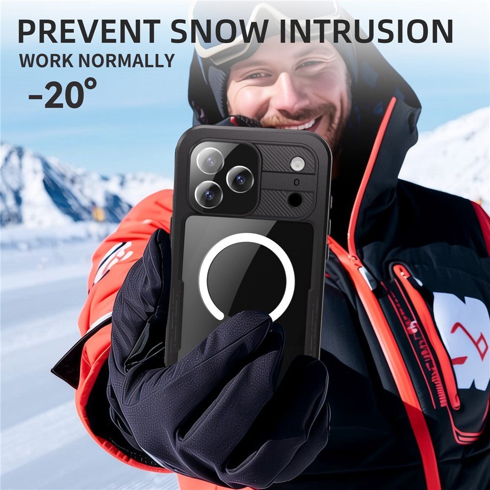 REDPEPPER For iPhone 17 Pro Max IP68 Waterproof Case Clear Back Phone Cover Compatible with MagSafe by The Case Factory