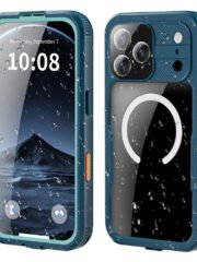 REDPEPPER For iPhone 17 Pro Max IP68 Waterproof Case Clear Back Phone Cover Compatible with MagSafe Blue iPhone 17 Pro Max by The Case Factory