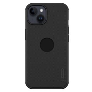 NILLKIN Super Frosted Shield Pro for iPhone 14 Case Shockproof Matte Phone Cover (Show Logo) Black iPhone 14 by The Case Factory