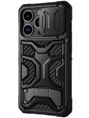 NILLKIN Adventurer Pro for iPhone 14 Pro Anti-drop Case Kickstand Slide Camera Cover Design Phone Protective Cover Black iPhone 14 Pro by The Case Factory