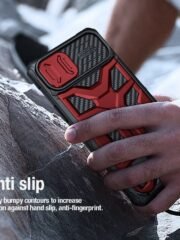 NILLKIN Adventurer Pro for iPhone 14 Plus Kickstand Slide Camera Cover Design Phone Anti-drop Case Hybrid Protective Cover by The Case Factory