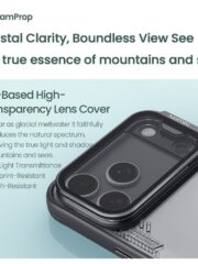 NILLKIN Iceblade CamProp For iPhone 17 Pro Max Case Clear Lens Lid Kickstand Phone Cover by The Case Factory