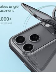 NILLKIN Iceblade CamProp For iPhone 17 Pro Max Case Clear Lens Lid Kickstand Phone Cover by The Case Factory