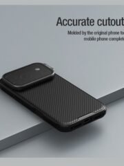 NILLKIN Camshield Prop Series for iPhone 17 Pro Case Clear Black Lens Lid Back Cover by The Case Factory