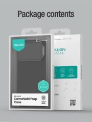 NILLKIN Camshield Prop Series for iPhone 17 Pro Case Clear Black Lens Lid Back Cover by The Case Factory