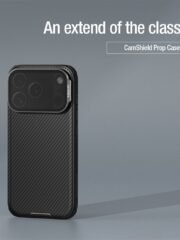 NILLKIN Camshield Prop Series for iPhone 17 Pro Case Clear Black Lens Lid Back Cover by The Case Factory