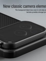 NILLKIN Camshield Prop Series for iPhone 17 Pro Case Clear Black Lens Lid Back Cover by The Case Factory