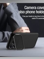 NILLKIN Camshield Prop Series for iPhone 17 Pro Case Clear Black Lens Lid Back Cover by The Case Factory