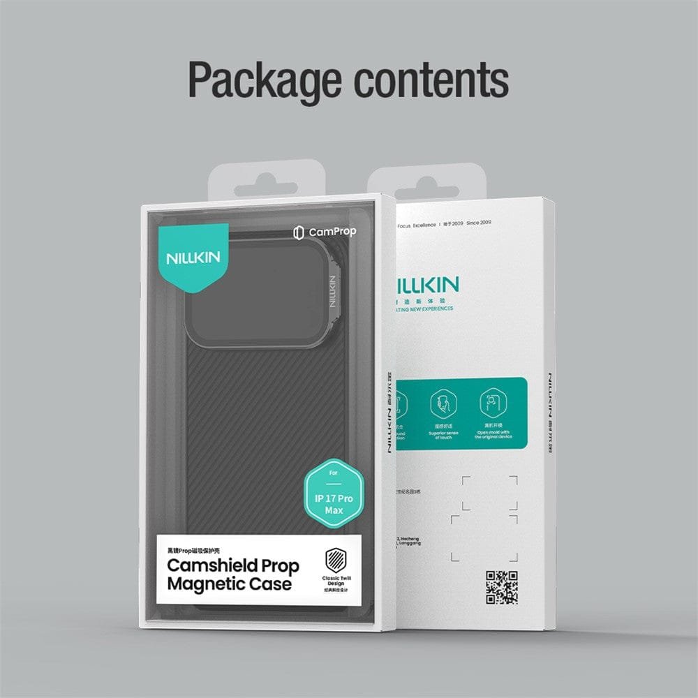 NILLKIN Camshield Prop Magnetic Series for iPhone 17 Pro Max Case Lens Lid Phone Back Cover by The Case Factory