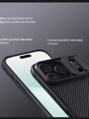 NILLKIN Camshield Pro for iPhone 17 Pro Case Phone Cover with Slider Camera | Compatible with MagSafe by The Case Factory