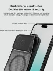 NILLKIN CamShield Prop Magnetic Series For iPhone 17 Pro Max Case Phone Cover with Clear Camera Lid by The Case Factory