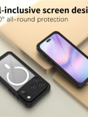 REDPEPPER FS / FM Series For iPhone 17 Pro Clear Case IP68 Waterproof Phone Cover | Compatible with MagSafe by The Case Factory
