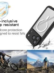REDPEPPER FS / FM Series For iPhone 17 Pro Max Clear Case IP68 Waterproof Phone Cover | Compatible with MagSafe by The Case Factory