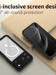 REDPEPPER FS / FM Series For iPhone 17 Pro Max Clear Case IP68 Waterproof Phone Cover | Compatible with MagSafe by The Case Factory