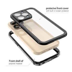 REDPEPPER PRO Series for iPhone 14 Pro Max IP68 Waterproof Shockproof Clear Phone Case by The Case Factory