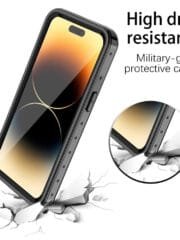 REDPEPPER PRO Series for iPhone 14 Pro Max IP68 Waterproof Shockproof Clear Phone Case by The Case Factory