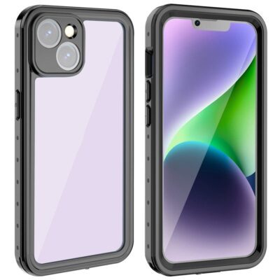 REDPEPPER PRO Series for iPhone 14 Plus IP68 Waterproof Shockproof Clear Phone Case Black iPhone 14 Plus by The Case Factory