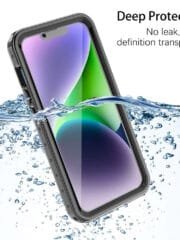 REDPEPPER PRO Series for iPhone 14 Plus IP68 Waterproof Shockproof Clear Phone Case by The Case Factory
