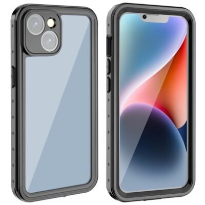 REDPEPPER PRO Series for iPhone 14 IP68 Waterproof Shockproof Clear Phone Case Black iPhone 14 by The Case Factory