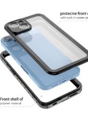 REDPEPPER PRO Series for iPhone 14 IP68 Waterproof Shockproof Clear Phone Case by The Case Factory