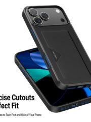 DUX DUCIS Pocard Series For iPhone 17 Pro Max Case Card Holder Leather Phone Cover by The Case Factory