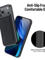 DUX DUCIS Pocard Series For iPhone 17 Pro Max Case Card Holder Leather Phone Cover by The Case Factory