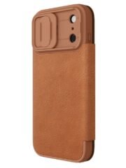 NILLKIN Qin Pro Series for iPhone 17 Pro Max Case with Card Slots Leather Phone Cover by The Case Factory