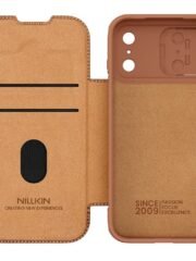 NILLKIN Qin Pro Series for iPhone 17 Pro Max Case with Card Slots Leather Phone Cover by The Case Factory