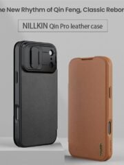 NILLKIN Qin Pro Series for iPhone 17 Pro Max Case with Card Slots Leather Phone Cover by The Case Factory