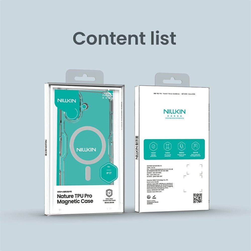 NILLKIN Nature Pro Series for iPhone 17 Case Protective Phone Cover| Compatible with MagSafe by The Case Factory