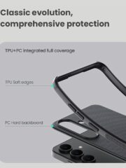 NILLKIN Frosted Shield Pro for Samsung Galaxy S25 FE Case Compatible with MagSafe PC-TPU Phone Cover by The Case Factory