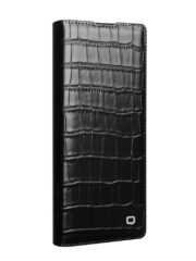 QIALINO For Samsung Galaxy Z Fold7 Case Crocodile Texture Genuine Leather Flip Phone Cover by The Case Factory