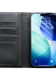 QIALINO For iPhone 17 Pro Detachable Genuine Cow Leather Wallet Case Compatible with MagSafe Phone Cover by The Case Factory