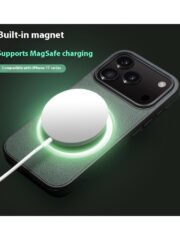 QIALINO For iPhone 17 Pro Detachable Genuine Cow Leather Wallet Case Compatible with MagSafe Phone Cover by The Case Factory