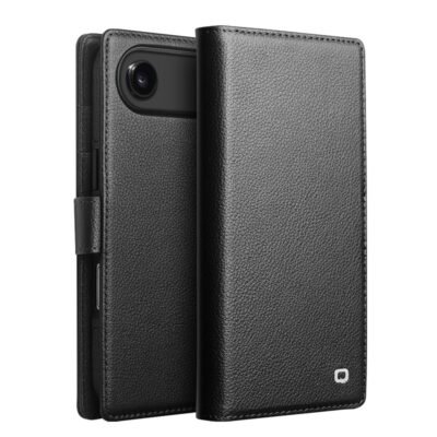 QIALINO For iPhone Air Detachable Genuine Cow Leather Wallet Case Compatible with MagSafe Phone Cover by The Case Factory
