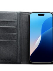 QIALINO For iPhone Air Detachable Genuine Cow Leather Wallet Case Compatible with MagSafe Phone Cover by The Case Factory