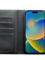 QIALINO For iPhone 17 Detachable Genuine Cow Leather Wallet Case Compatible with MagSafe Phone Cover by The Case Factory