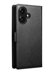 QIALINO For iPhone 17 Detachable Genuine Cow Leather Wallet Case Compatible with MagSafe Phone Cover by The Case Factory
