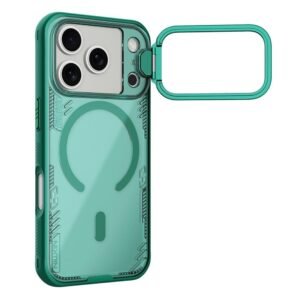 NILLKIN Iceblade CamProp For iPhone 17 Pro Magnetic Case Clear Lens Lid Kickstand Phone Cover by The Case Factory