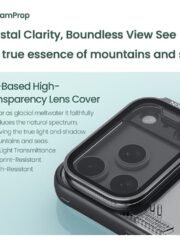 NILLKIN Iceblade CamProp For iPhone 17 Pro Case Clear Lens Lid Kickstand Phone Cover by The Case Factory