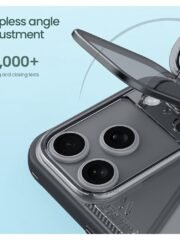 NILLKIN Iceblade CamProp For iPhone 17 Pro Case Clear Lens Lid Kickstand Phone Cover by The Case Factory